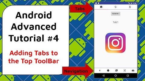 Tab Navigation with Custom ToolBar [Android Material Design] - Android Advanced Tutorial #4