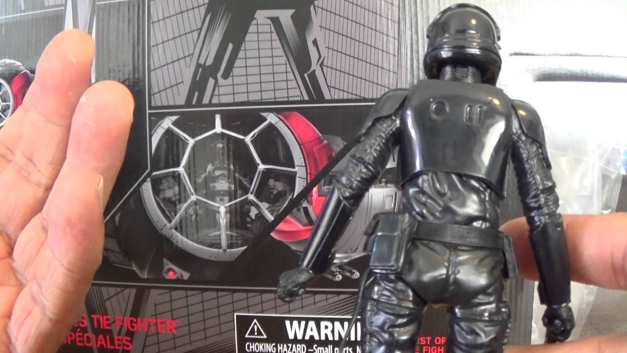 Star Wars The Black Series 6''  First Order Tie-Fighter  Toy Review