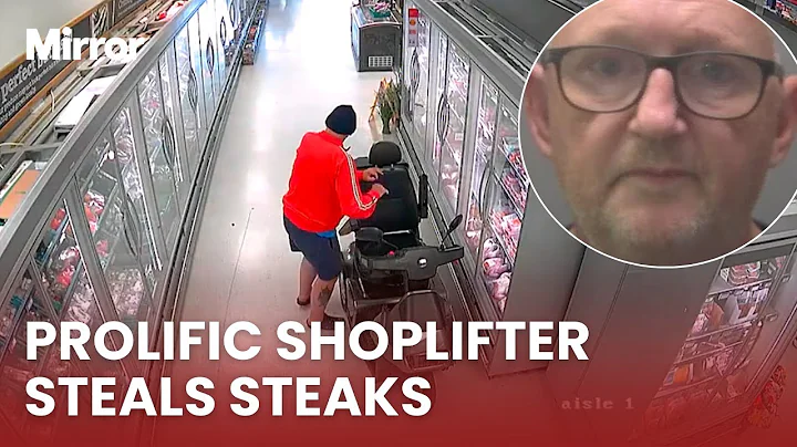 Thief uses MOBILITY SCOOTER to steal steaks from supermarket
