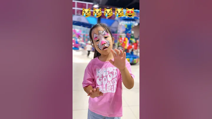 EMOJI CAT 😿😻 LeoNata family #shorts