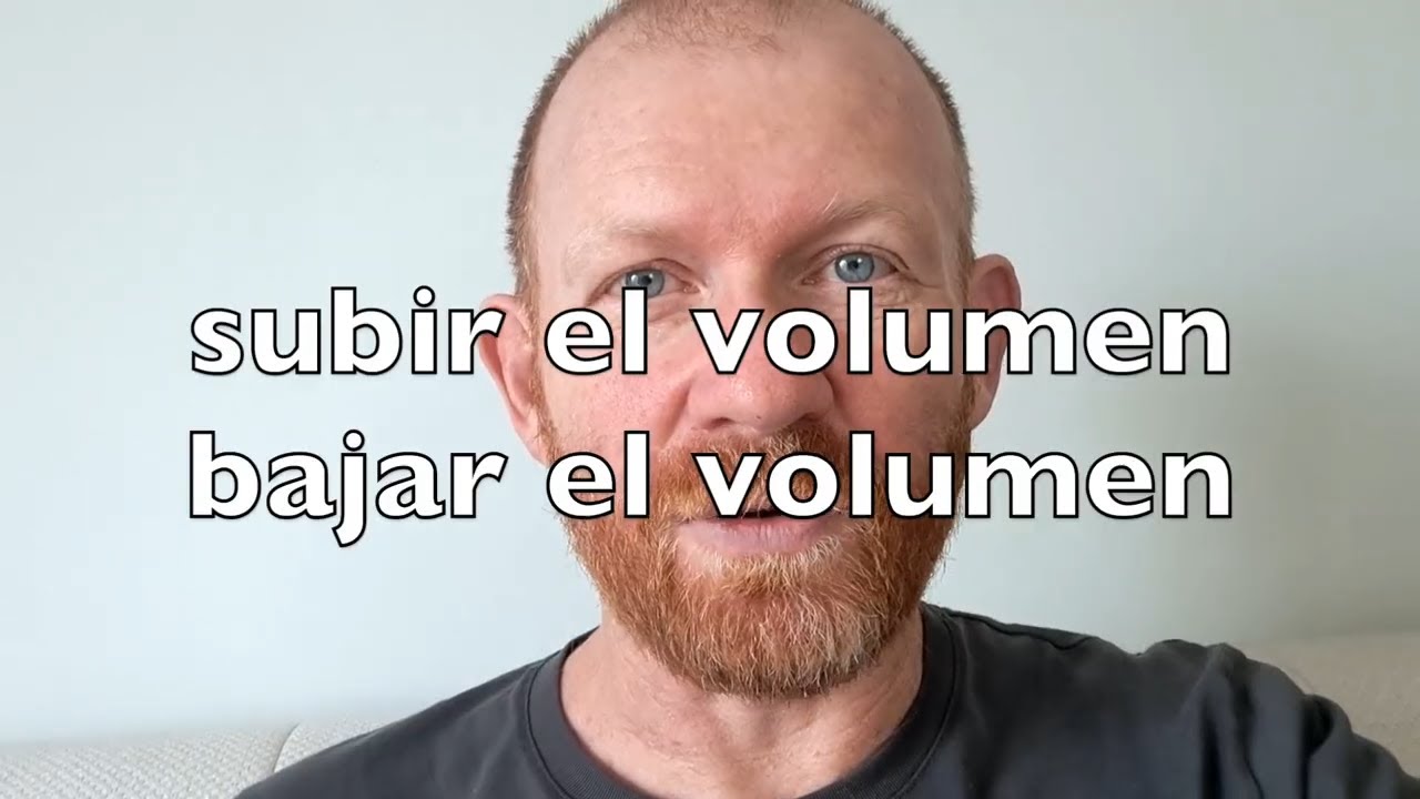 Spanish verbs SUBIR y BAJAR (example sentences)