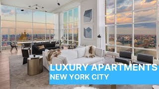 Inside a New York City $15 Million Dollar Penthouse - Come Inside!