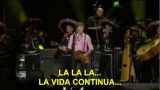 Paul McCartney- OB LA DI OB LA DA (Subtitulada Español) (Zócalo México: 2012) chords