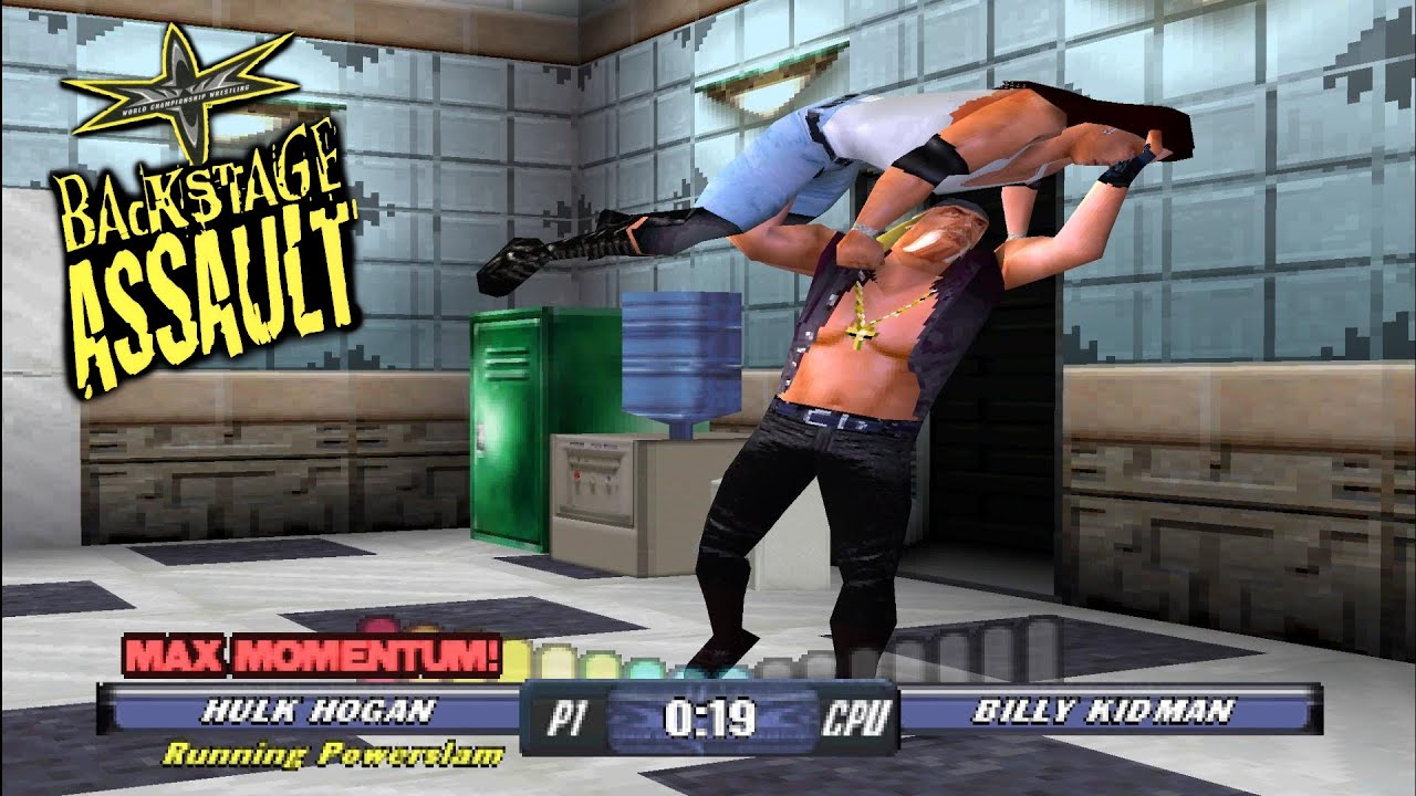 WCW Backstage Assault - Hulk Hogan - WCW World Heavyweight Championship (Hardcore Challenge Mode)