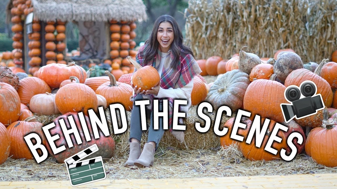Behind The Scenes of Filming My Epic Fall Video! - YouTube