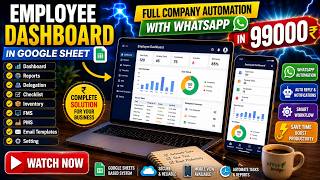 Employee Dashboard in Google Sheet | Complete Employee Management System in Google Sheet