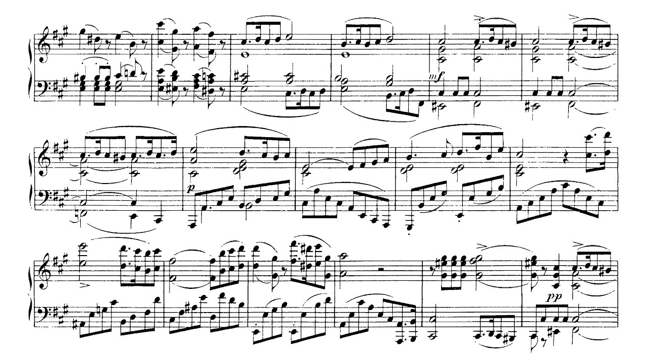 Schubert - Piano Sonata No. 13 in A Major, D.664 (Audio+Sheet) [Kempff]