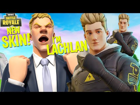 ANGRY NOOB SAYS HE HAS *NEW* "LACHLAN SKIN" on FORTNITE (Funny Fortnite Trolling)