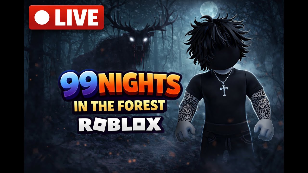 SOLO Survival in 99 Nights in the Forest 😱 | ROBLOX LIVE