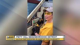Alicia Participates In Habitat For Humanity