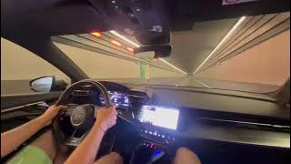 Audi S3 8Y Tunnel Run