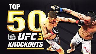 EA SPORTS UFC 3 | TOP 50 KNOCKOUTS - Community KO Video ep. 6