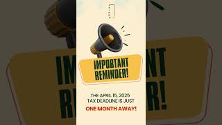 2025 Tax Filing Deadline