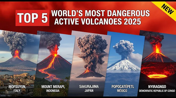 Top 5 World’s Most Dangerous Active Volcanoes 2025