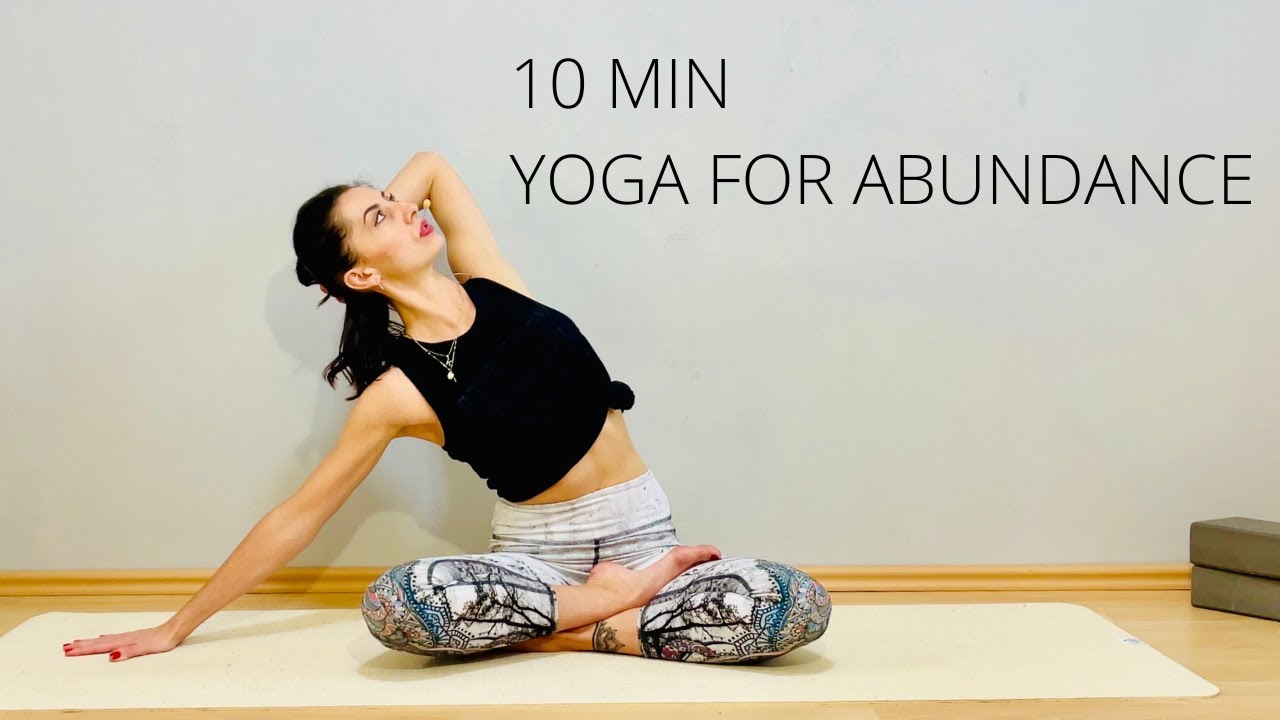 10 Min. Yoga for abundance ✨❤︎