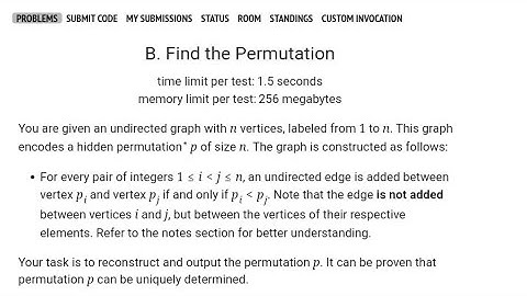 B. Find the Permutation solution code 💯|| 100% test case passed|| Codeforces Round 997 Div. 2