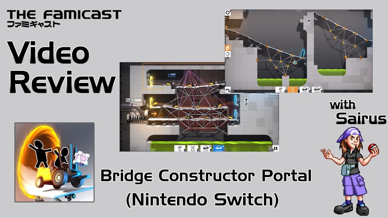 Bridge Constructor Portal | Video Review | Switch - YouTube