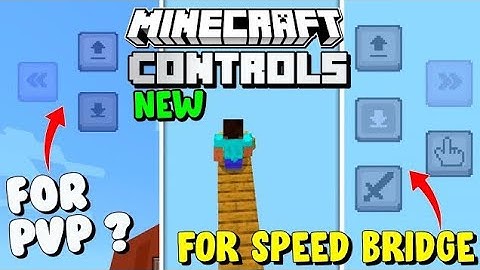 Minecraft new Customize control pvp in mobile//(Mcpe1.20.40.20 )