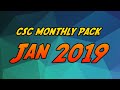 CSC Monthly Pack - January 2019: Theme '2018' RELEASE (FULL DIFFICULTY)