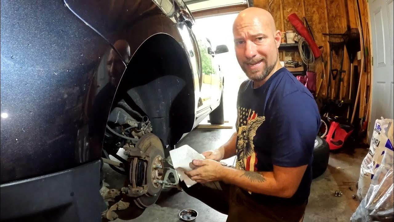How to change your Lincoln MKX rear brakes - YouTube