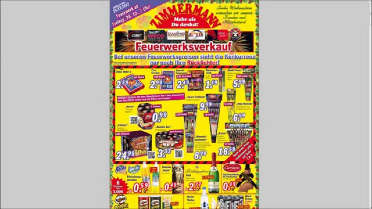 Zimmermann Feuerwerks Prospekt 2014 Link in Beschreibung [1080p] YouTube
