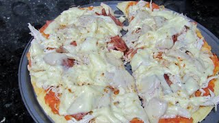 PIZZA SIN HORNO - PIZZA EN ESTUFA - PIZZA FÁCIL 🍕- HECHO EN CASA !