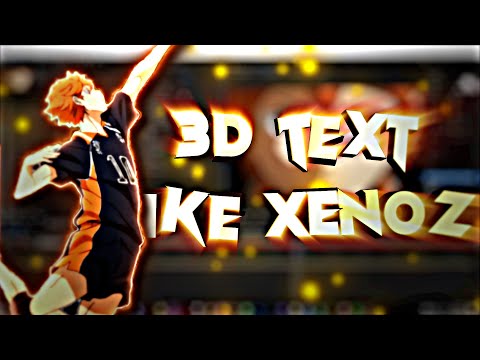 3D TEXT LIKE