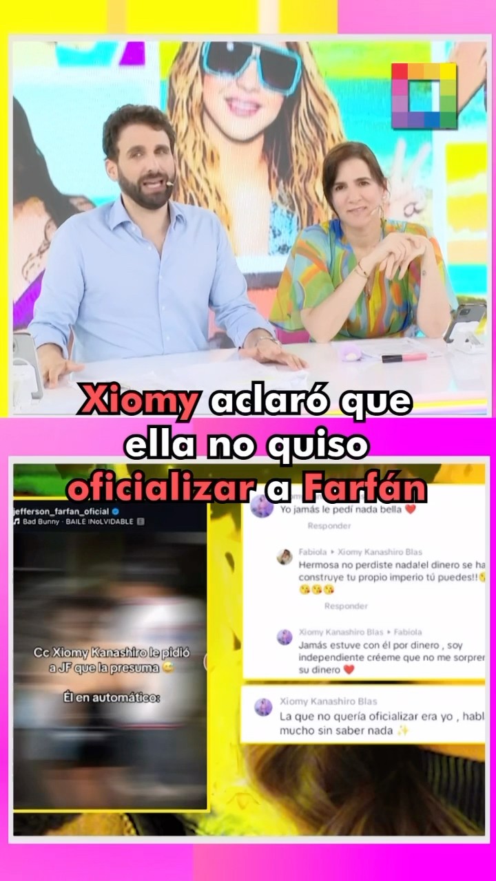 Xiomy Kanashiro aclaró que ella no quiso oficializar a Jefferson Farfán.#AmorYFuego