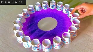 Festival Easy Rangoli|Simple Rangoli| Rangoli designs| Relaxing Video| Rangoli colors|Ranu Art