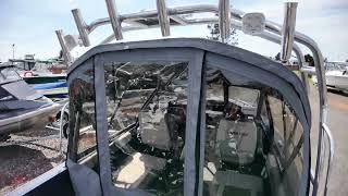 2008 North River Commander 21 on an aluminum trailer.