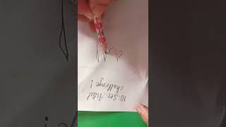 10 sec. 😱😂 #calligraphy #challenges #drawpencil #paper #greenscreen