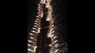 Fireworks Burj Khalifa 2014