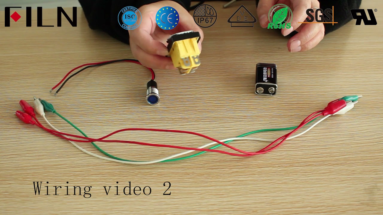 how to wire a rocker switch YouTube