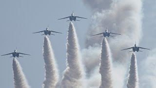新田原エアフェスタ２０１４＝ブルーインパルス、米軍Ｆ－１６が曲技飛行披露