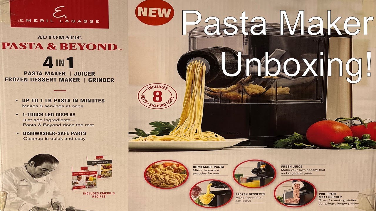 Emeril Lagasse Pasta & Beyond, 4-in-1 Pasta Maker and Juicer in