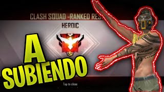 Subiendo a HEROICO en Clasificatoria DUELO de ESCUADRAS POR PRIMERA VEZ//free fire//epico