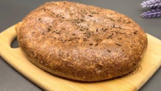 خبز صحي بثلاث مكونات بدون اي نوع دقيق اوشوفان قليل الكربوهيدرات عالي البروتين