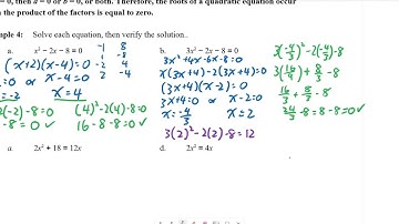 Solving Quadratics by Factoring Part 3