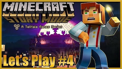 Minecraft Story Mode Let’s Play: Episode 1 Part 4 - Into The Nether!