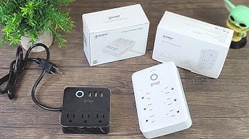 GHome Smart Power Strip and Wall Outlet Extender | Google Assistant & Amazon Alexa!