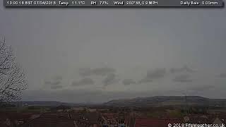 7 April 2018 - Lochgelly WeatherCam Timelapse