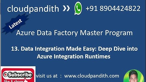 13. What is Integration runtime in azure data factory and Types of Integration Runtime with Usecases
