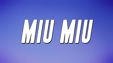 Tony Effe - MIU MIU (Testo)