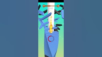 Stack ball | 💥level 77💥 completed by pro gaming with Jubu | #shorts