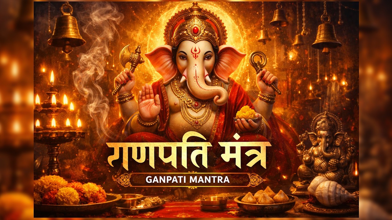 Powerful Ganpati Mantra | Om Gan Ganapataye Namo Namah | Ganesh Bhajan