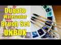 Dugato Watercolor Brushes - UNBOXING - Affordable Squirrel Hair Brushes