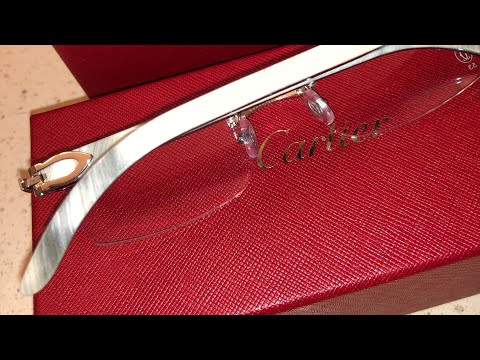 HOW TO SPOT REAL CARTIER FRAMES/SUNGLASSES 100% AUTHENTIC IN DEPTH LOOK AT REAL WHITE BUFFS c-Decor