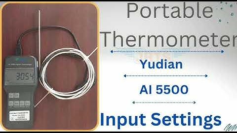 AI 5500 Yudian _ Portable Thermometer
