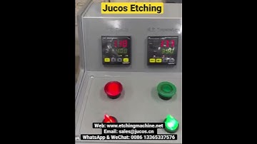 What does Jucos chemical etching machine look like？#shorts