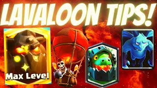 HOW TO PLAY LAVALOON in Clash Royale!! - Lava Loon Tips and Tricks with Lava Hound Cycle!